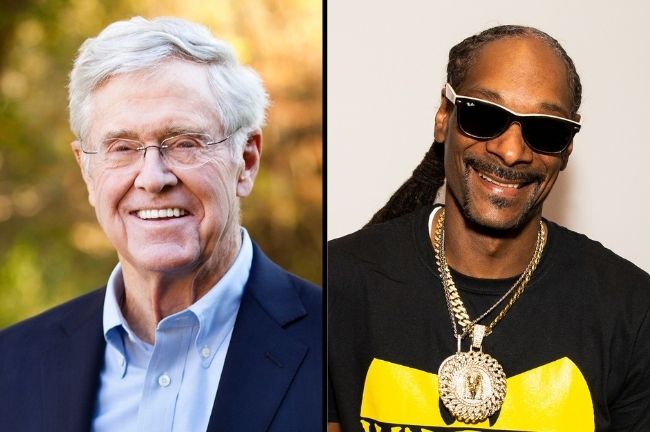 Snoop Dog and Charles Koch