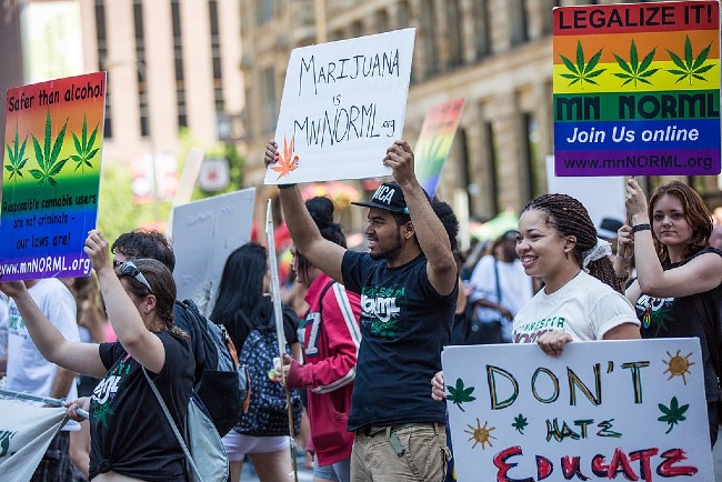 A Norml Protest for legalizing cannabis