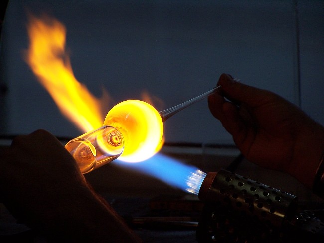 Glass blower