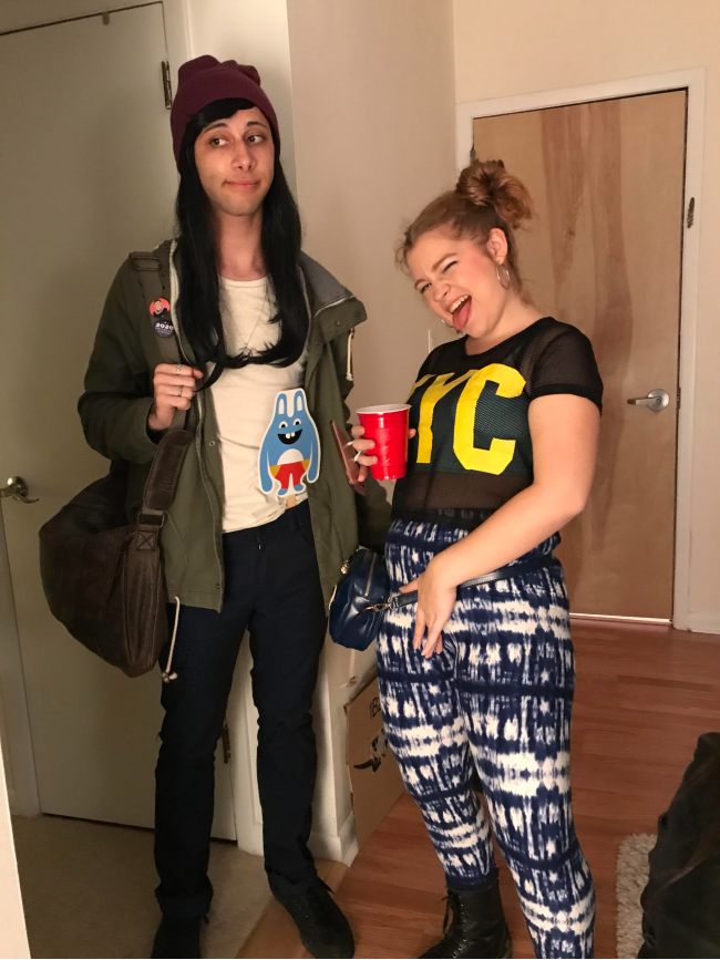 Abby and illana from broad city weed halloween costume